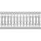 Ekena Millwork Fiberthane Oxford Balustrade Railing Kit, Style N (7 5/8" On-Center Spacing to Pass 4" Sphere Code) BALK38X096OXN - alternate 2